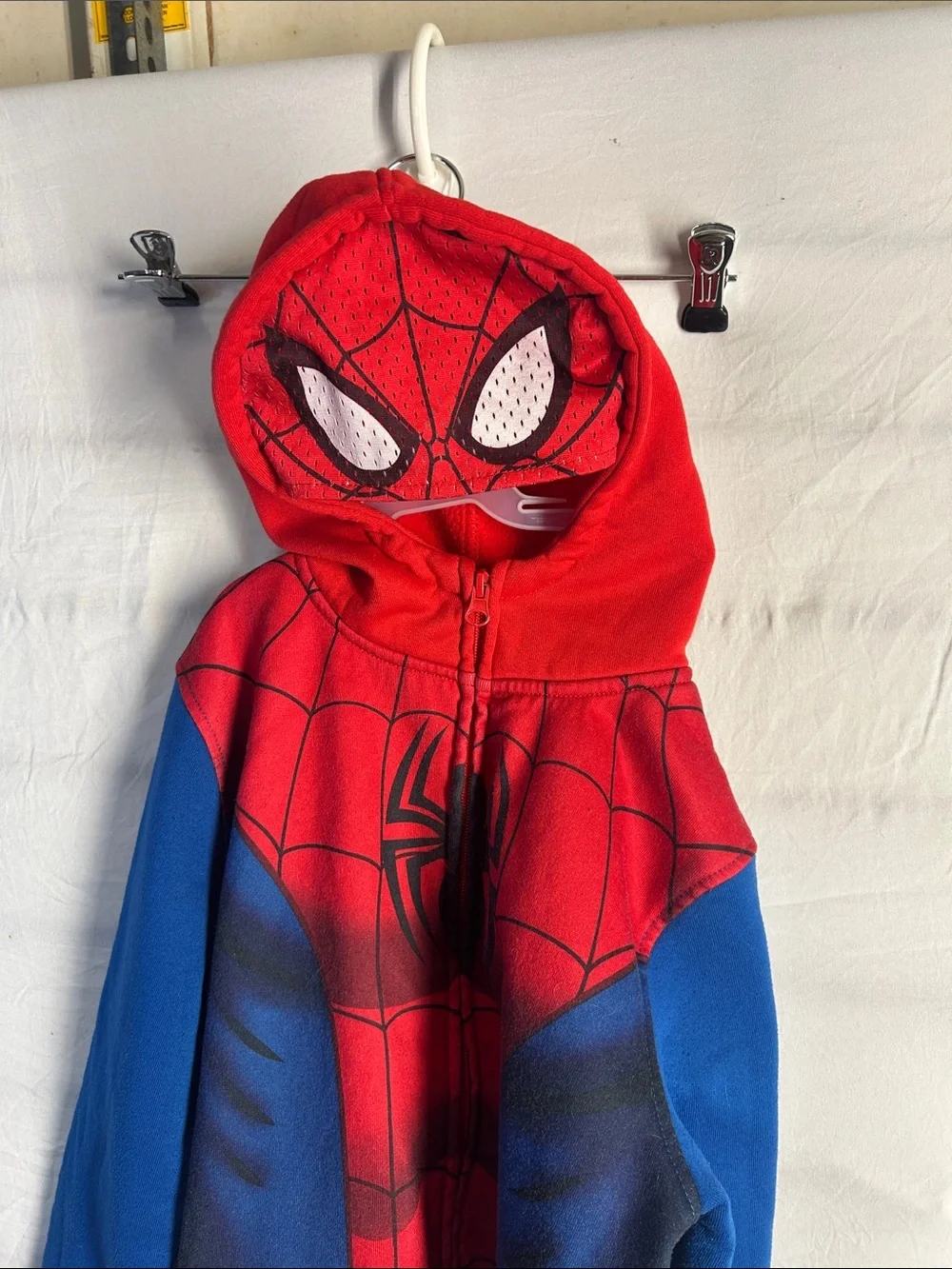 Spiderman Red Hooded Pullover